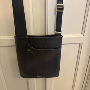 Black Leather Radley London Crossbody Purse